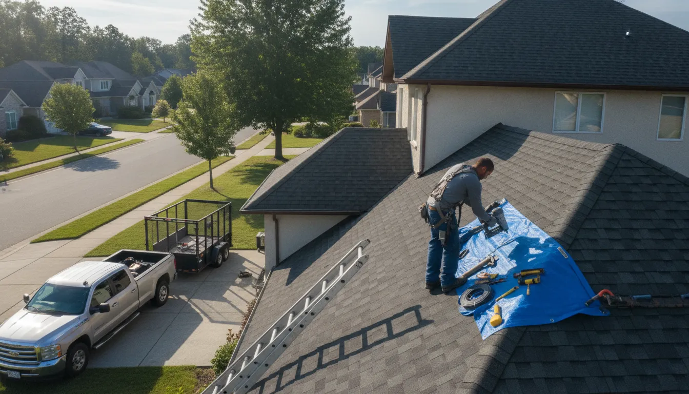Roofing in Stafford
